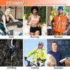 FEYHAY Copper Compression Socks(8 Pairs) for Men & Women 15-20 mmHg is Best Athletic & Daily for Running Flight Travel Climbing (Small-Medium, 05 navy/Gray/Black) view 4