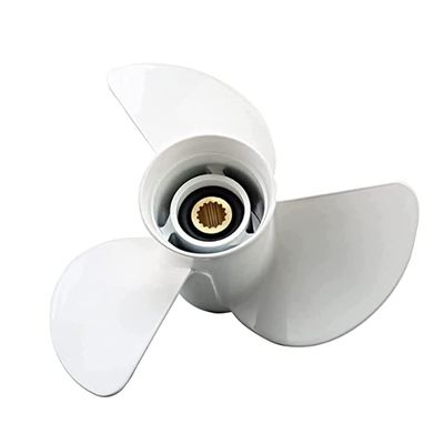 OVERSEE 13x19-K Aluminum Alloy Propeller for Yamaha Replaces 6E5-45941-00-EL 50HP 60HP 70HP 75HP 80HP 85HP 90P 100HP 115HP 130HP 140HP Outboard Motors 15 Spline Tooth -Outboard