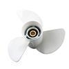 OVERSEE 13x19-K Aluminum Alloy Propeller for Yamaha Replaces 6E5-45941-00-EL 50HP 60HP 70HP 75HP 80HP 85HP 90P 100HP 115HP 130HP 140HP Outboard Motors 15 Spline Tooth -Outboard view 1