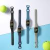 GEAK 4 Pack Slim Band Compatible with Fitbit Charge 5/Charge 6 Bands Women Men, Soft Silicone Sport Replacement Wristbands for Fitbit Charge 5/Charge 6 Fitness Tracker, Black/Slate/Navy Blue/Gray view 2