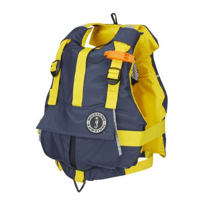 Mustang Survival - Bobby Foam Adult PFD (Gray/Yellow - One Size Fits All)