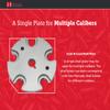 Hornady Lock N Load Shell Plate - for Reliable Caliber Changes on Your Lock-N-Load Press - Each Plate Works with Multiple Calibers - Easy Case Insertion - 56 Shell Plate view 4