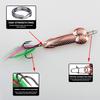 ZZHXSM 2Pcs Fishing Jigs Spoon 28g Fishing Lures Metal Jig Lure Crank Bait Casting Sinker Spoons Spinner Baits Nickel Treble Hooks for Bass Trout Walleye Catfish Freshwater Saltwater view 3