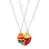 2-3Pcs Cute Magnetic Half Broken Heart Koala Panda Engraved Pendant Best Friend Necklace for Women Men Lovely Love Heart Necklace Friendship Couple Forever Jewelry-Food view 1
