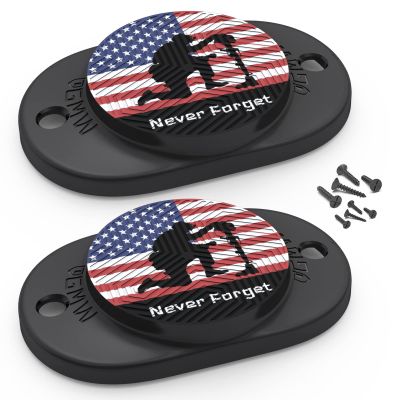 GMW Gun Magnet [2-Pack] | 30 lbs. Rating Magnetic Gun Mount | HQ Rubber Coated Gun Magnet Buckler Series for Car, Truck, Desks, Safes, and Walls | Indoor Gun Racks| Concealed Gun Holder for Handgun