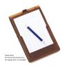 Robrasim Handmade Leather Yardage Book Cover, Leather Golf Scorecard Holder - Brown view 2
