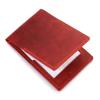 Robrasim Handmade Leather Yardage Book Cover, Leather Golf Scorecard Holder - Wine view 1
