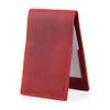 Robrasim Handmade Leather Yardage Book Cover, Leather Golf Scorecard Holder - Wine view 3