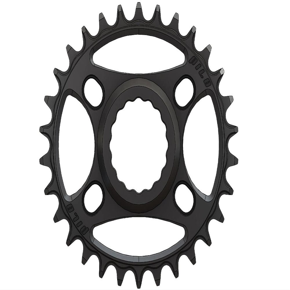 Pilo C49 Chainring Elliptic Narrow Wide 30T for Race Face Direct Hyperglide+ Compatible
