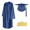 Herrenbek Shiny Graduation Cap and Gown 2026 Tassel Adult Set for High School and Bachelor view 1