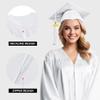 Herrenbek Shiny Graduation Cap and Gown 2026 Tassel Adult Set for High School and Bachelor view 3