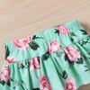 Infant Baby Girl Swimsuit Floral Halter Bikini Summer Beach Outfit Two Pieces Tankini Bathing Suits 0-6 Months view 4