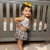 Infant Baby Girl Swimsuit Leopard Cheetah Halter Bikini Summer Beach Outfit Two Pieces Tankini Bathing Suits 12-18 Months view 2