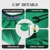 Herrenbek Shiny Graduation Cap and Gown 2026 Tassel Adult Set for High School and Bachelor view 4