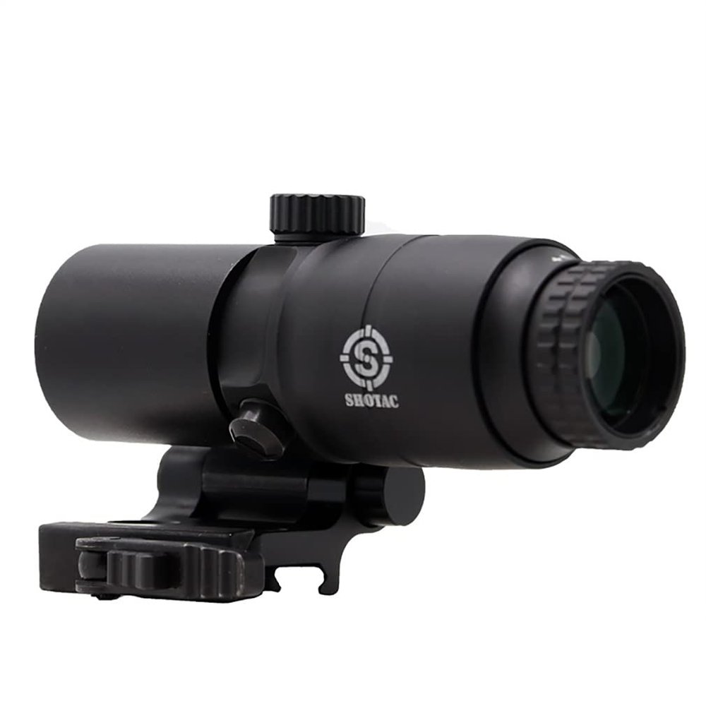 SHOTAC Magnifier ST 4X25, Compatible with red dot Sights