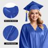 Herrenbek Shiny Graduation Cap and Gown 2026 Tassel Adult Set for High School and Bachelor view 3