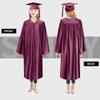 Herrenbek Shiny Graduation Cap and Gown 2026 Tassel Adult Set for High School and Bachelor view 2