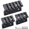 Bontok 45 Degree Offset Rail Mount, 3-3-5 Slots Aluminum Offset Side Light Optic Sight Picatinny Rail Mount (3 Pack) view 1