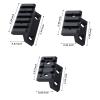 Bontok 45 Degree Offset Rail Mount, 3-3-5 Slots Aluminum Offset Side Light Optic Sight Picatinny Rail Mount (3 Pack) view 3
