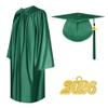 Herrenbek Shiny Graduation Cap and Gown 2026 Tassel Adult Set for High School and Bachelor view 1