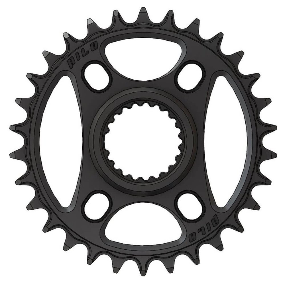 Pilo C58 Chainring Narrow Wide 30T for Shimano Direct XTR M9100-1, XT M8100-1, SLX M7100-1 Series. Hyperglide+ Compatible