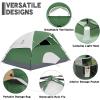 CAMEL CROWN 4/5/6 Person Camping Dome Tent with Removable Rain Fly Waterproof Family Tent Easy Set Up Lightweight Outdoor Tent for Camping Backpacking Hiking view 3