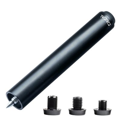 CRICAL Pool Cue Extension 2/3/4/8 Inch Metal Billiard Cue Extension with 3 Bumpers Billiard Accessories