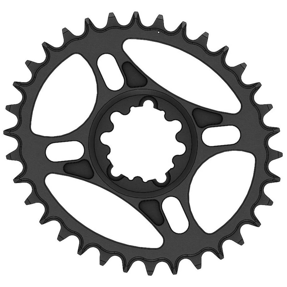 Pilo C60 Chainring Elliptic Narrow Wide 34T for Sram Eagle Direct Mount. Offset: 3 mm. Hyperglide+ Compatible
