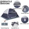 CAMEL CROWN 4/5/6 Person Camping Dome Tent with Removable Rain Fly Waterproof Family Tent Easy Set Up Lightweight Outdoor Tent for Camping Backpacking Hiking view 3