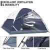 CAMEL CROWN 4/5/6 Person Camping Dome Tent with Removable Rain Fly Waterproof Family Tent Easy Set Up Lightweight Outdoor Tent for Camping Backpacking Hiking view 4