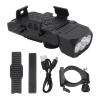Bicycle Lights, 4-in-1 Rechargeable Bright Safety Light with Power Bank Horn Phone Holder for Night Riding Commuting Mountain Biking Cyclists view 1
