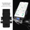 Bicycle Lights, 4-in-1 Rechargeable Bright Safety Light with Power Bank Horn Phone Holder for Night Riding Commuting Mountain Biking Cyclists view 3