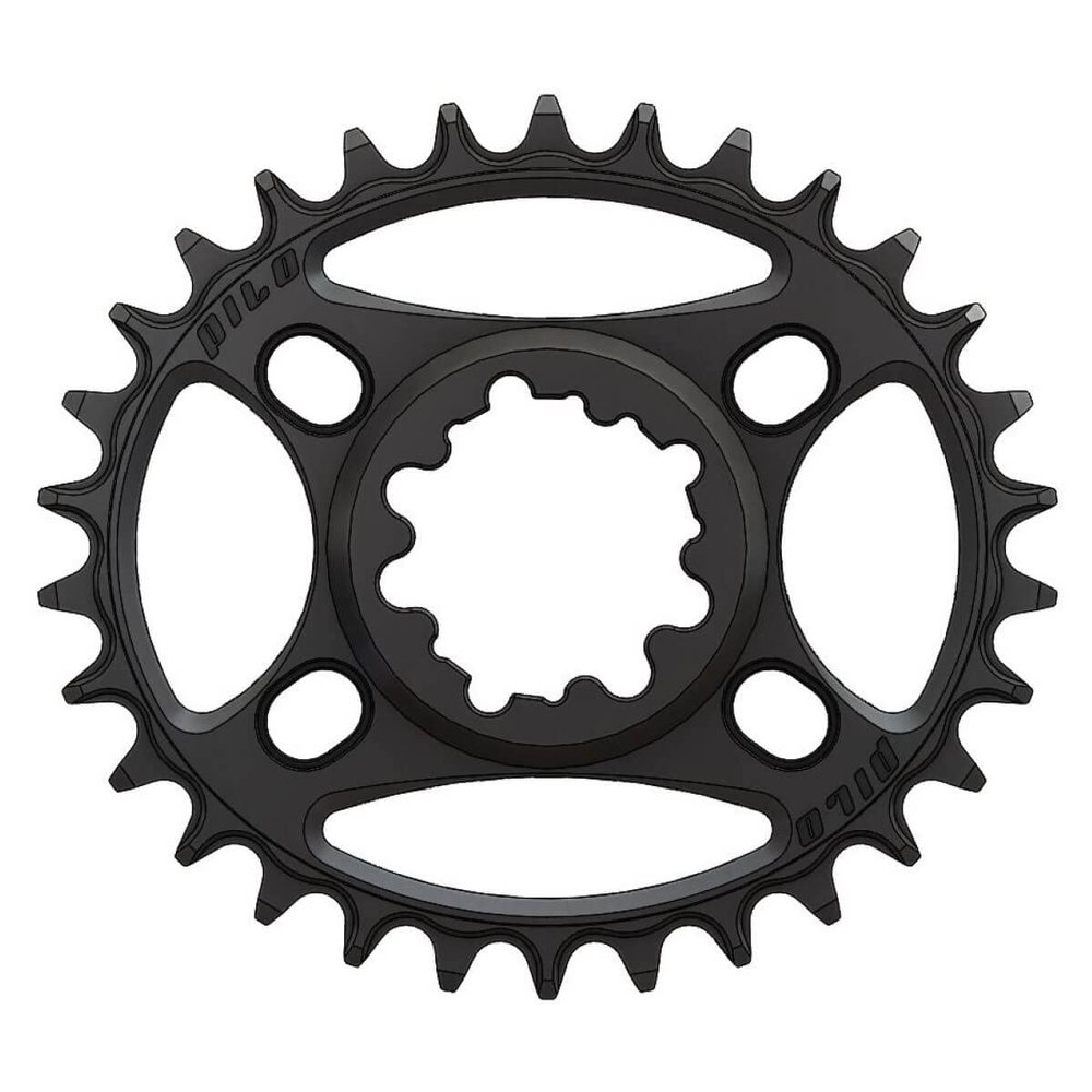 Pilo C62 Chainring Elliptic Narrow Wide 30T for Sram Eagle Direct Mount. Offset: 3 mm. Hyperglide+ Compatible