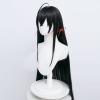osseoca Yukinoshita Yukino Cosplay wig bangs close face and temples black 100cm (black(Yukinoshita Yukino)) view 2