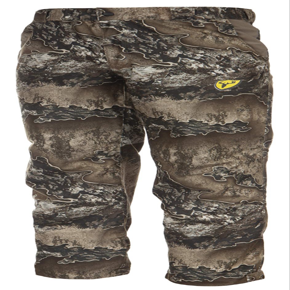 BLOCKER OUTDOORS Shield Series Drencher Youth Lightweight Early Season Breathable Waterproof Rain Camo Hunting Pants (Large, Realtree Excape)