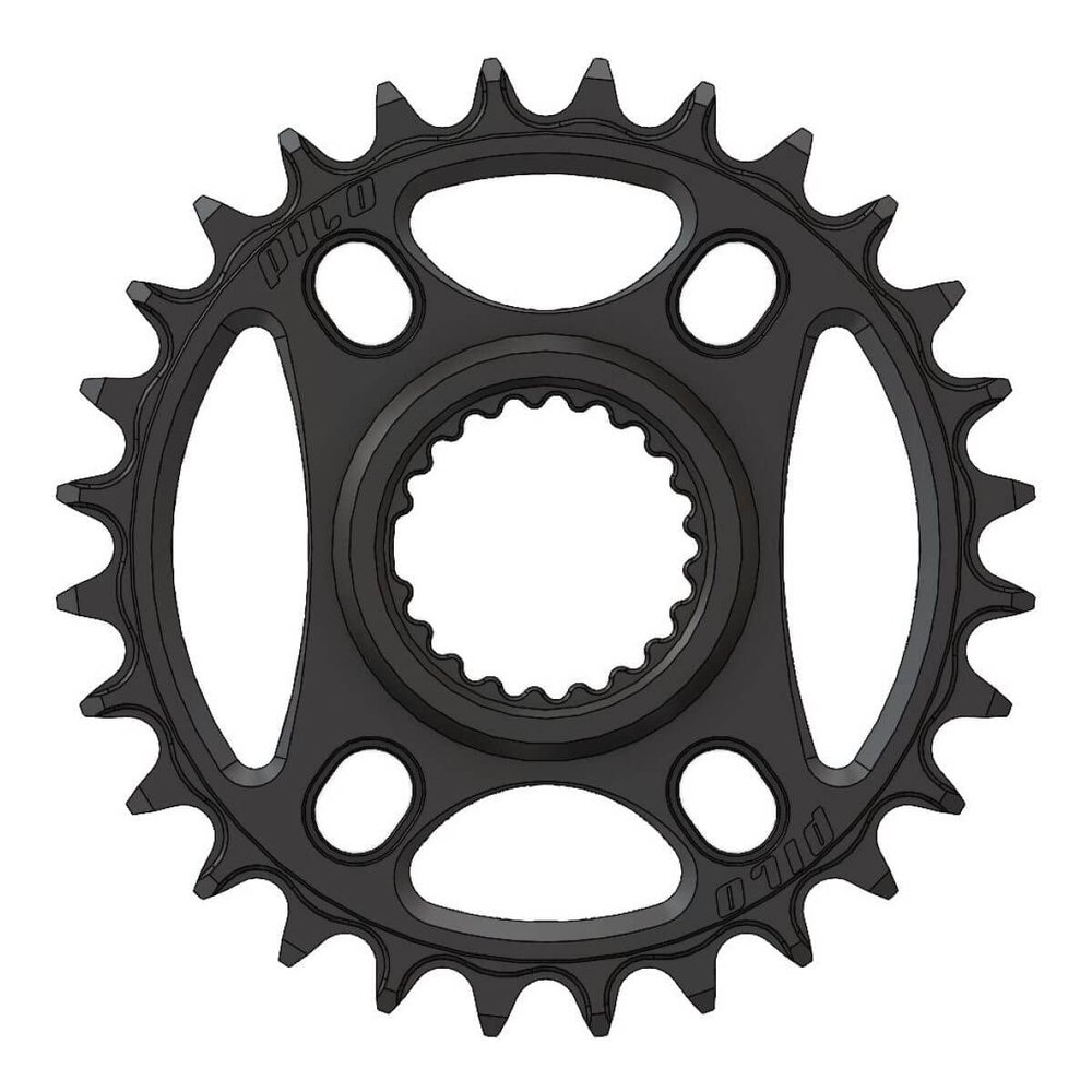 Pilo C73 Chainring Narrow Wide 28T for Shimano M9100, M9120, M9125, M9130, M8100, M8120, M8130, M7100, M7120, M7130, M6100, M6100-1, M6120, M6130, FC-MT900, FC-MT610 Direct. Hyperglide+ Compatible