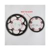 MYEEI Road Bicycle Chain Wheel Chainrings BCD 110 53T 39T Dual Disc Chainwheel Folding Bike Chainring Aluminium Double Speed (Color : 53T) view 2