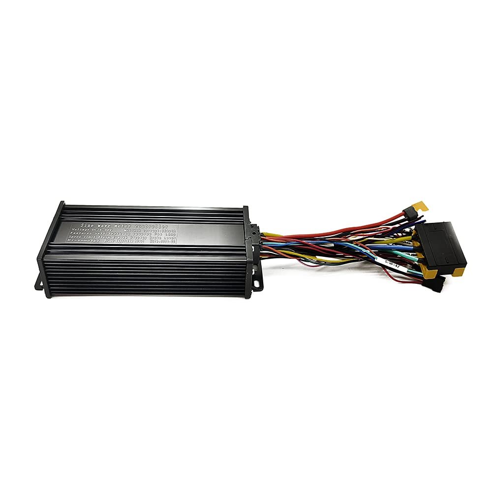 HALLOMOTOR eBike Electric Bike 48V/52V/60V/72V Universal 45A Intelligent Controller for 1500W-2800W Motor Sine Wave 3-Mode with Colorful LCD