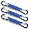 3 Packs Outdoor Braided Paracord Carabiner Hanging Hooks Fence Hook Perfect for Bottles Backpack Bat Bags Camping Tools view 1