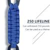 3 Packs Outdoor Braided Paracord Carabiner Hanging Hooks Fence Hook Perfect for Bottles Backpack Bat Bags Camping Tools view 3