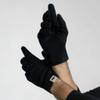 Arms of Andes Unisex Alpaca Wool Gloves: 230 Lightweight Black Small view 4