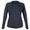 XCEL Womens Ventx Long Sleeve UV Rashguard - Hawaii Inspired Black/Black Monstera Print | Large view 1