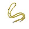 Barrel reins Horse tack 9 Strands Sunflower Yellow and Walnut Brown view 1