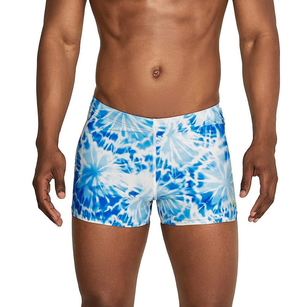 Speedo Men's Swimsuit Square Leg Printed