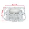 Brocraft Boat Drink Bar for Square Rail/Boat Table Caddy Organizer/Boat Marine Food & Cocktail Table/Boat Party Table for Square Mount/Rail Mount view 3
