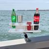 Brocraft Boat Drink Bar With Rod Holder Mount/Boat Table Caddy Organizer/Boat Cocktail table/Boat Cup Holder and Marine Party Table/Boat Party Bar Accessories view 1