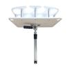 Brocraft Boat Drink Bar With Rod Holder Mount/Boat Table Caddy Organizer/Boat Cocktail table/Boat Cup Holder and Marine Party Table/Boat Party Bar Accessories view 3