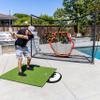GoSports All-Weather Golf Ball Tray - 70 Ball Capacity - Compatible with All Hitting Mats - Black view 2