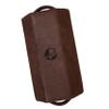 PFG Vintage Tombstone Striking Kick Shield Genuine Leather for Boxing MMA Muay Thai Kick Boxing (Brown, Small - 18"x11"x4.5") view 3