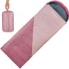 Clostnature Sleeping Bag for Adults and Kids - Lightweight Camping Sleeping Bag for Girls, Boys, Youths, Ultralight Backpacking Sleeping Bags for Cold Weather - Compression Sack Included(Right Zipper) view 1